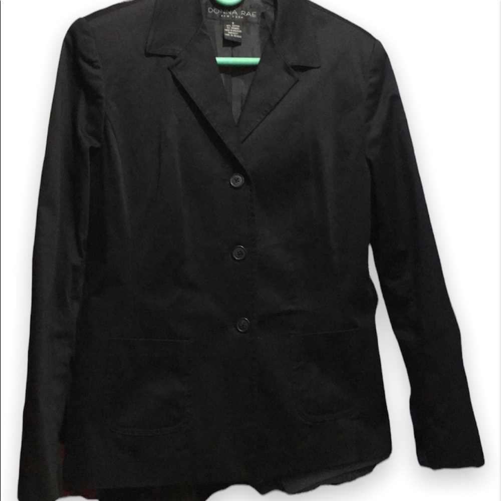 Donna Rae New York Black Blazer